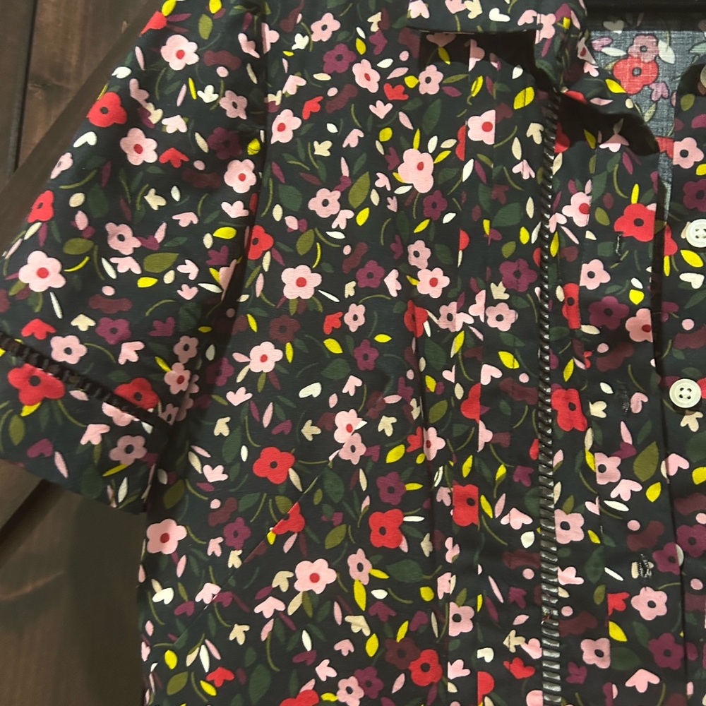 Kate Spade multi floral dress with pockets cotton - Picture 3 of 5